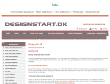 Tablet Screenshot of designstart.dk
